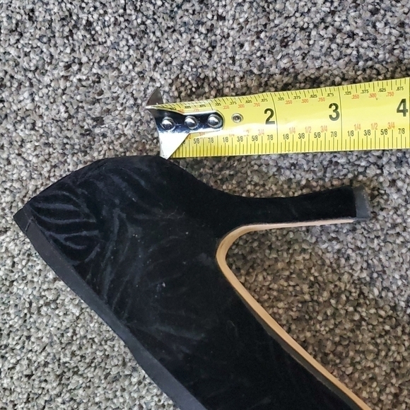 J.Renee Womens Velvet Dress Shoes Y2K sz 8.5W - Picture 13 of 13